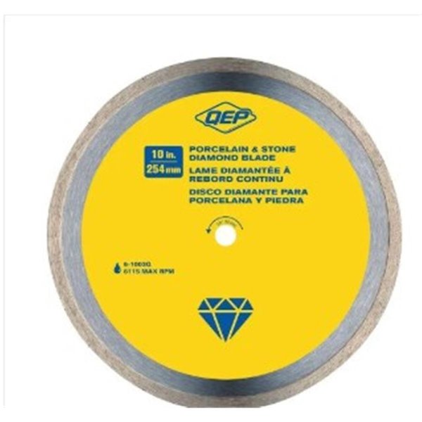 Qep 10 in. Gold Series Diamond Rim Wet Saw Blade QE311985